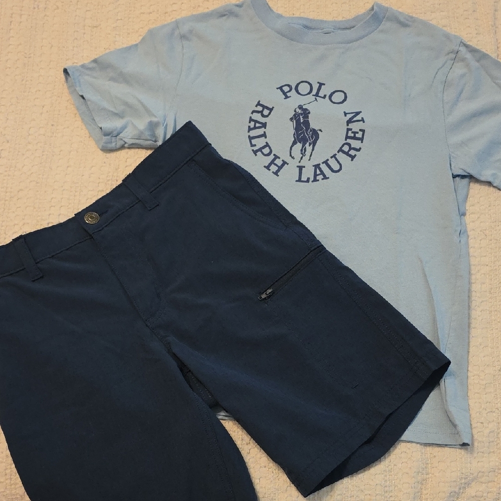 Polo Ralph Lauren Blue T-Shirt and Shorts Set